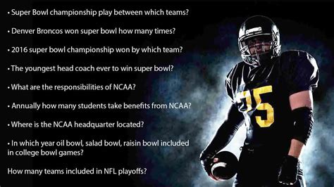 Questions to Ask a Football Player: Unlocking the Mind of an Athlete